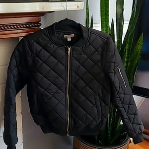 Quilted Bomber Jacket